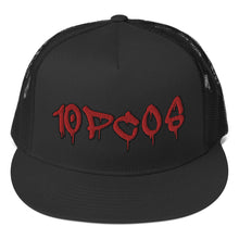 Load image into Gallery viewer, Trucker Cap - 10PCOS (red graffiti font)