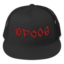 Load image into Gallery viewer, Trucker Cap - 10PCOS (red graffiti font)
